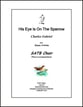 His Eye Is On The Sparrow SATB choral sheet music cover